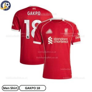 Lvr^_^pooI Home Men Football Shirt 202526 – GAKPO 18-overview